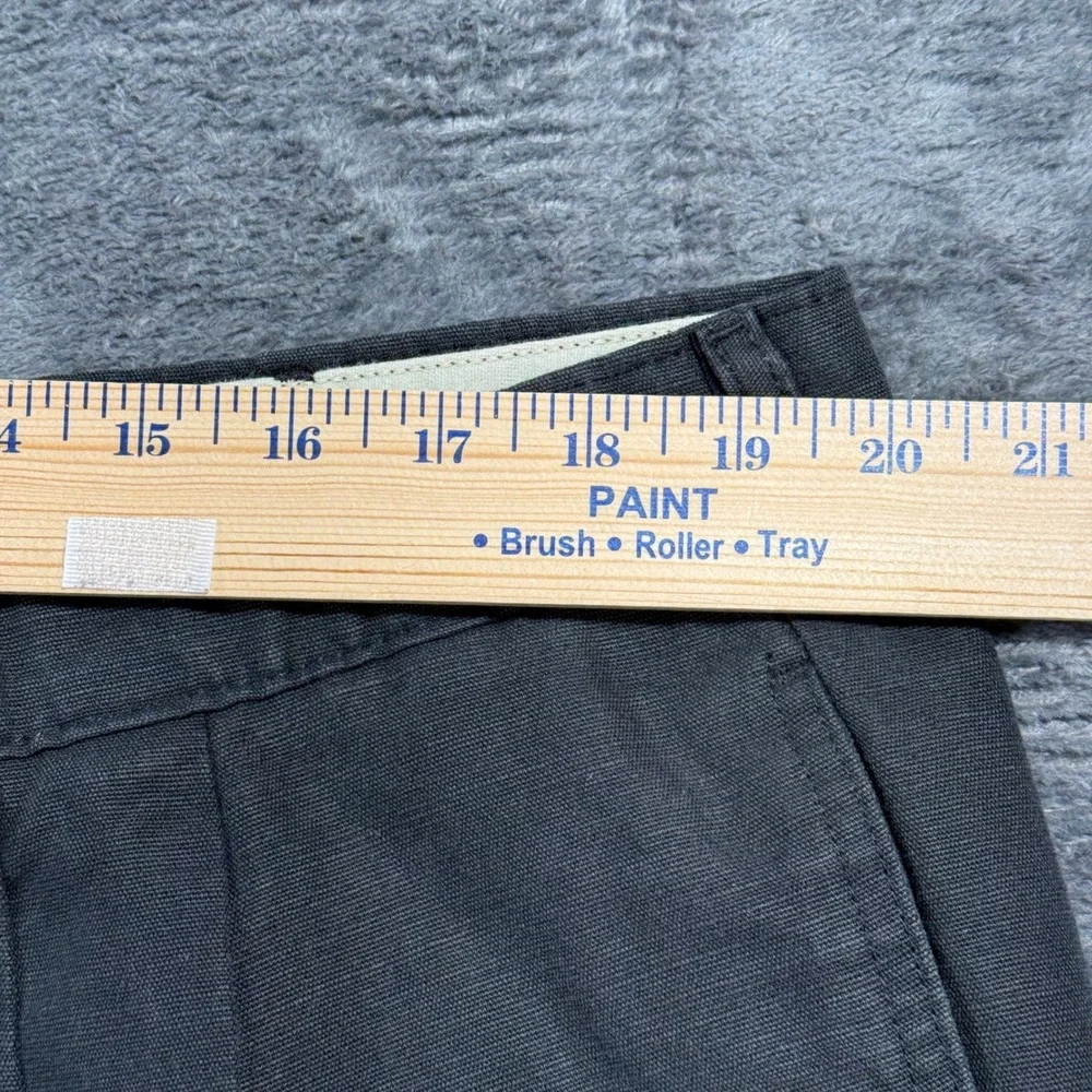 Club‎ Room Pleated Linen Cotton Blend Pants Mens 42x30 Gray